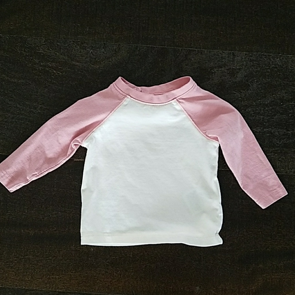 H&M Pink Baseball Tee